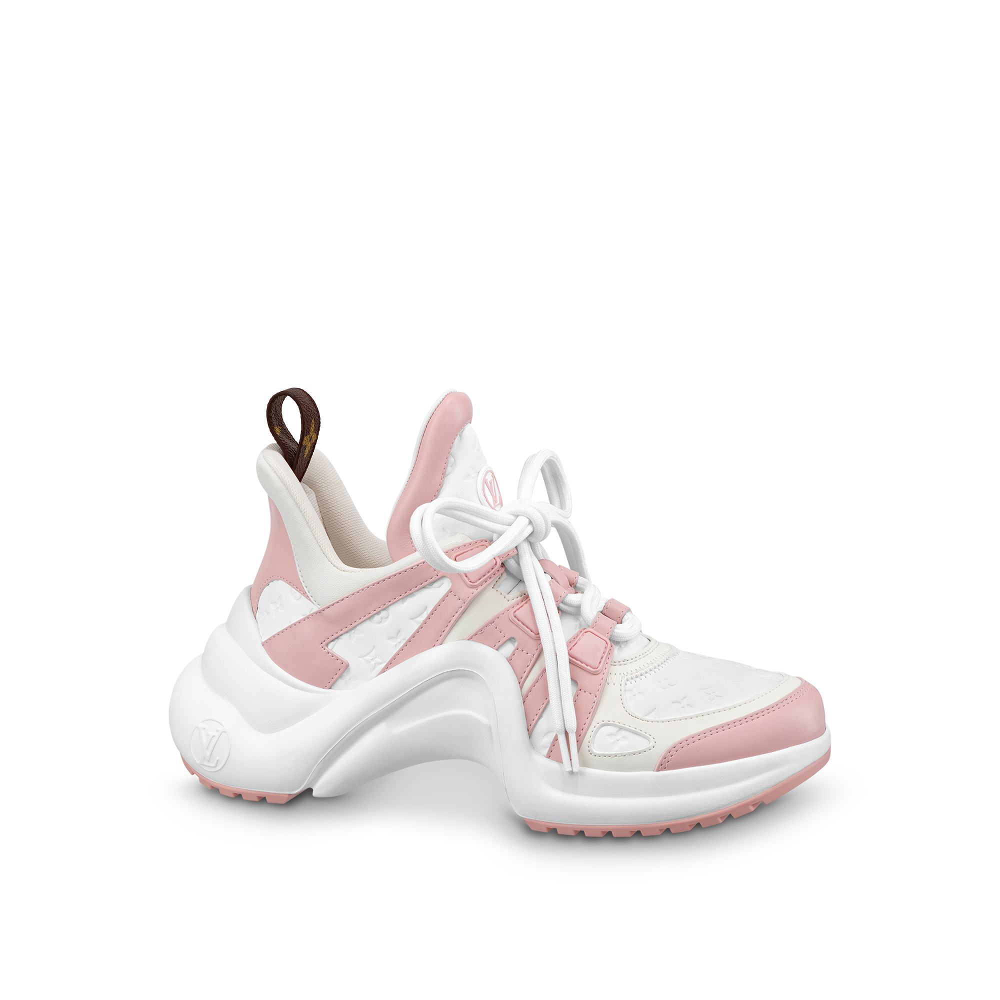 Pink louis store vuitton sneakers